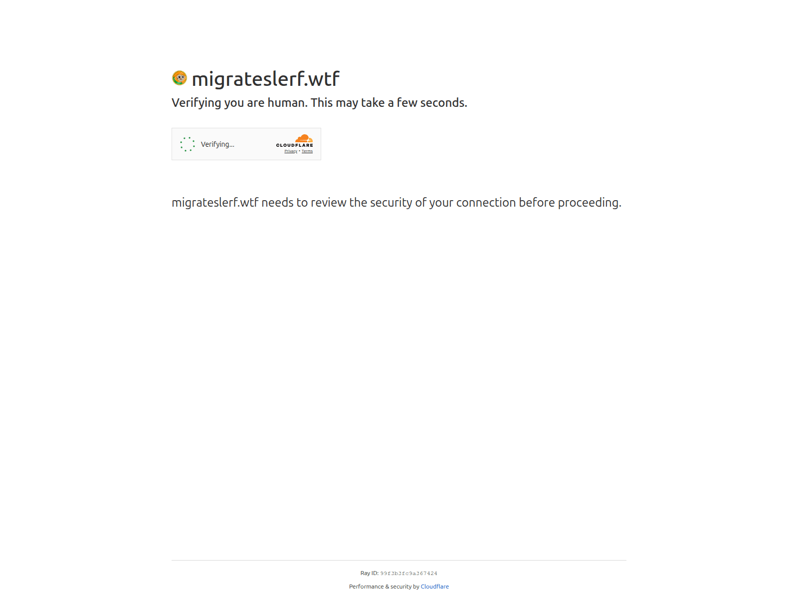 Screenshot of migrateslerf.wtf