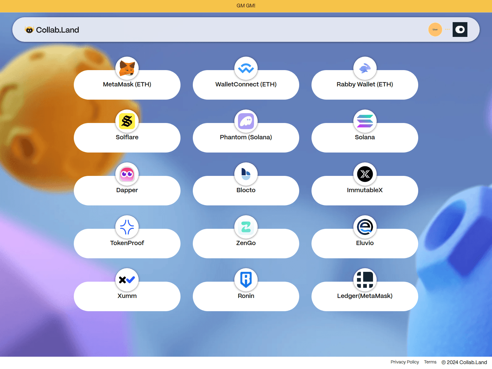 Screenshot of collab-land-checking.com