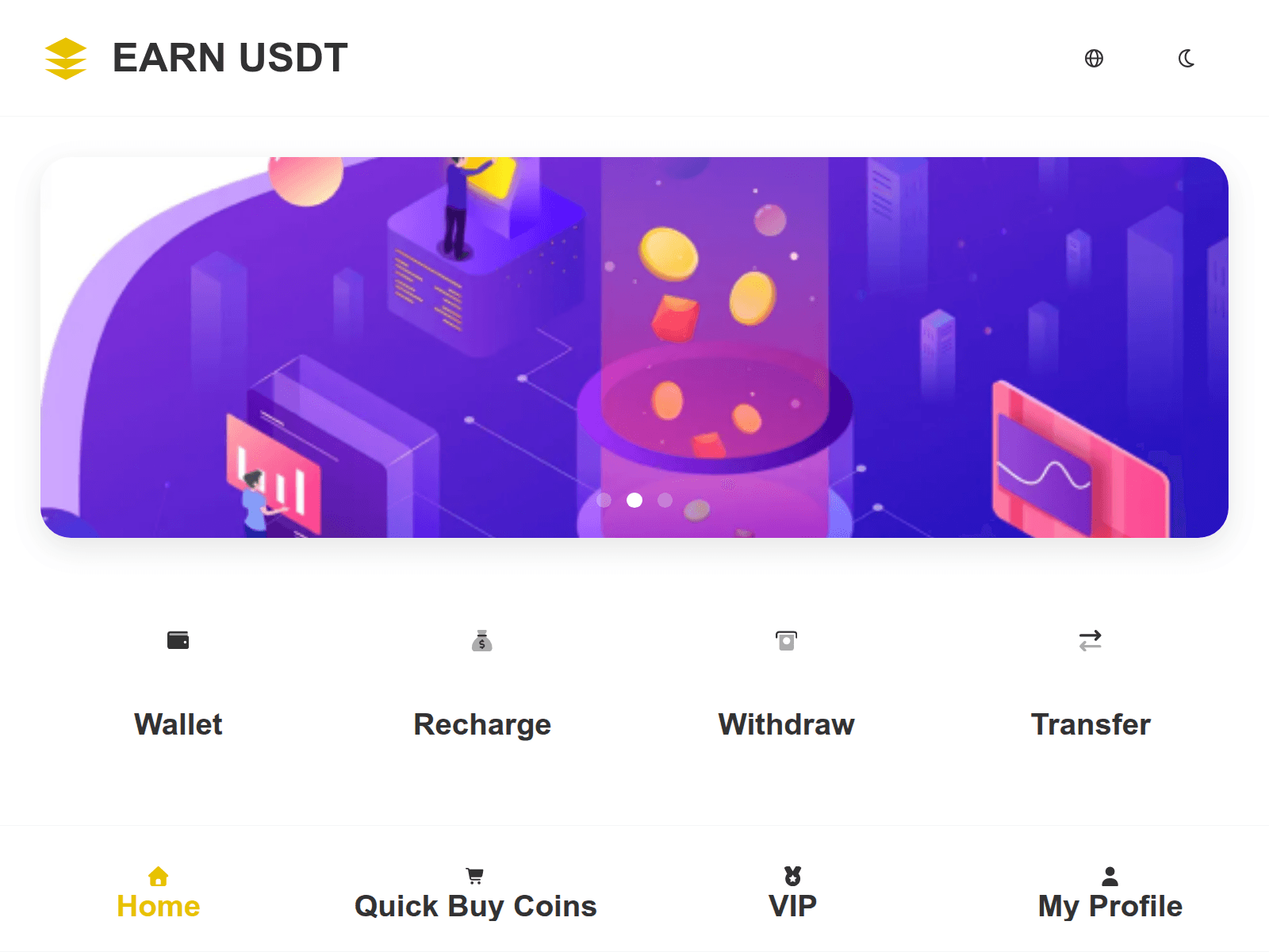 Screenshot of uutcoin.com