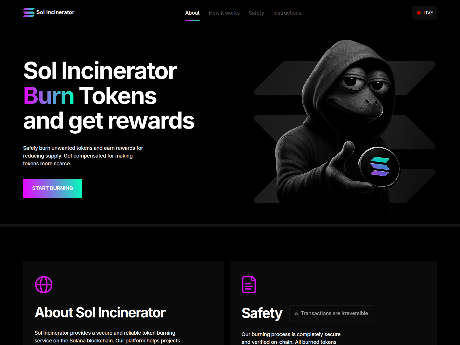 Screenshot of coinfor.world