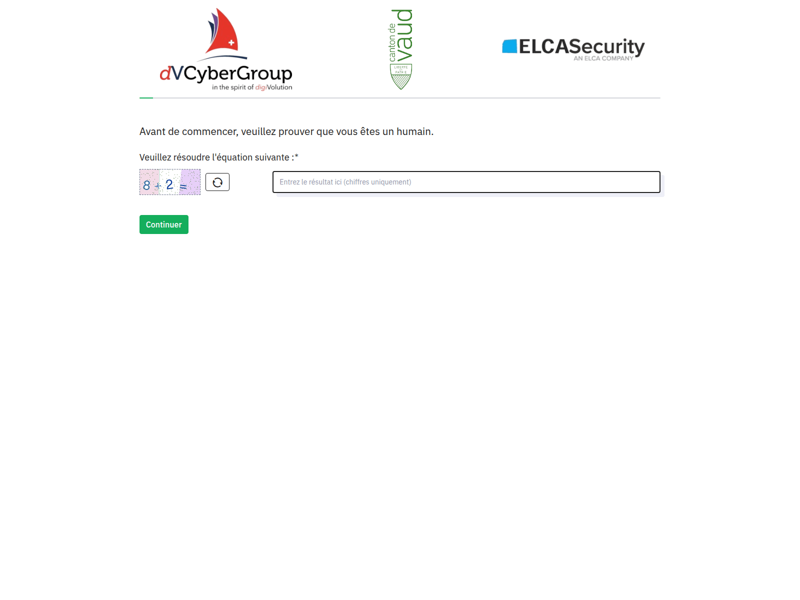 Screenshot of dvsurvey.ch