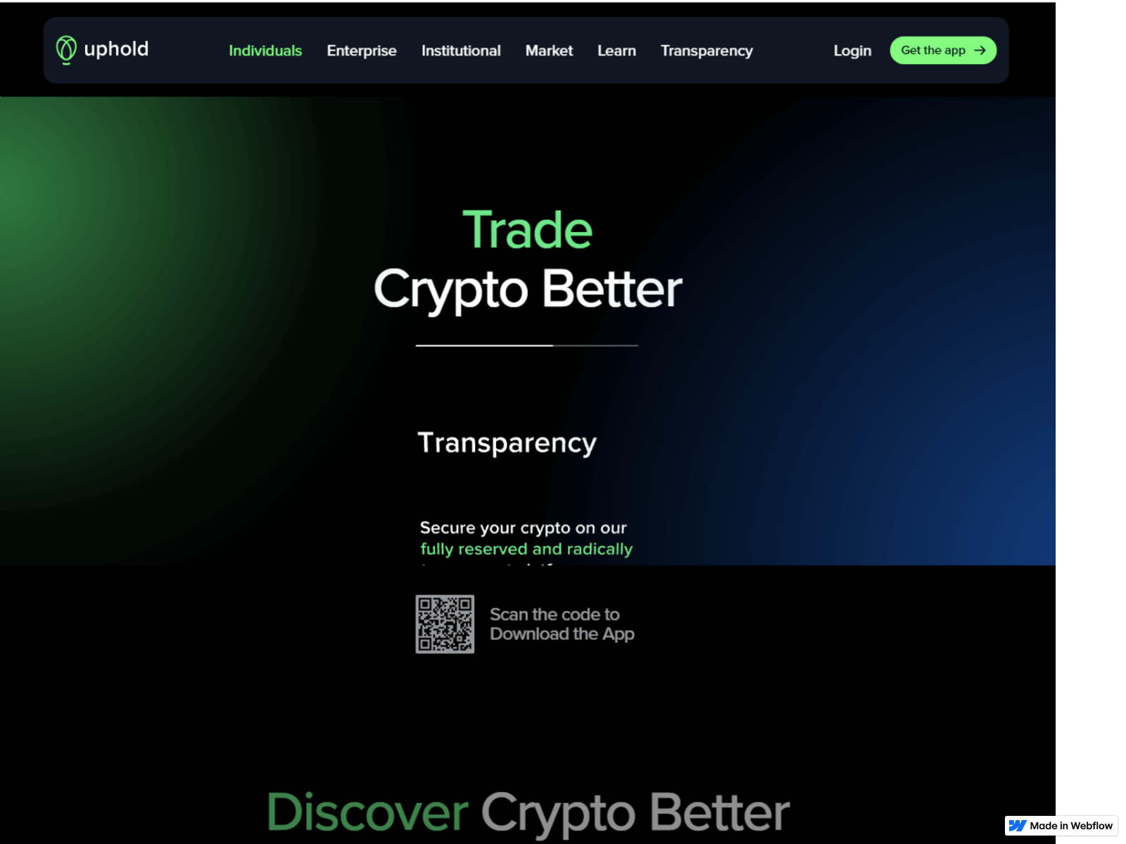 Screenshot of sso--uphold--comm---cdnn---auth-en-us.webflow.io