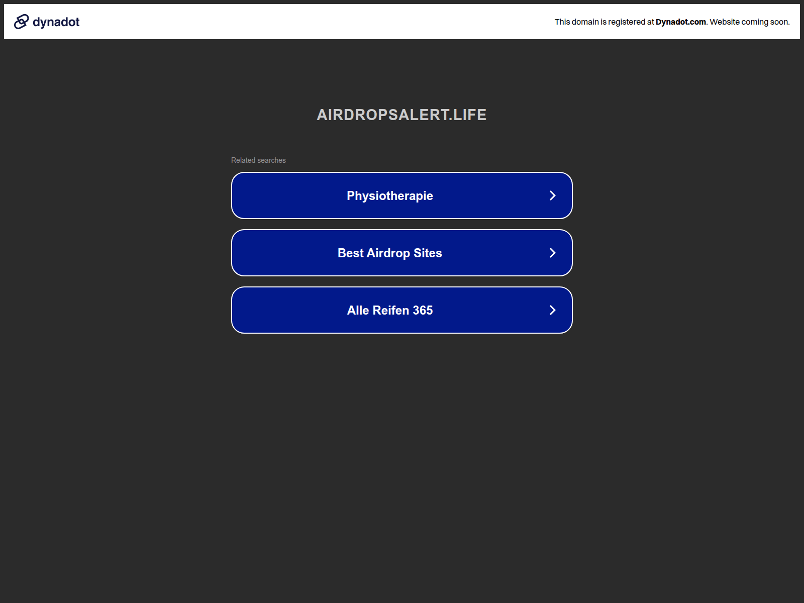 Screenshot of raiin.airdropsalert.life