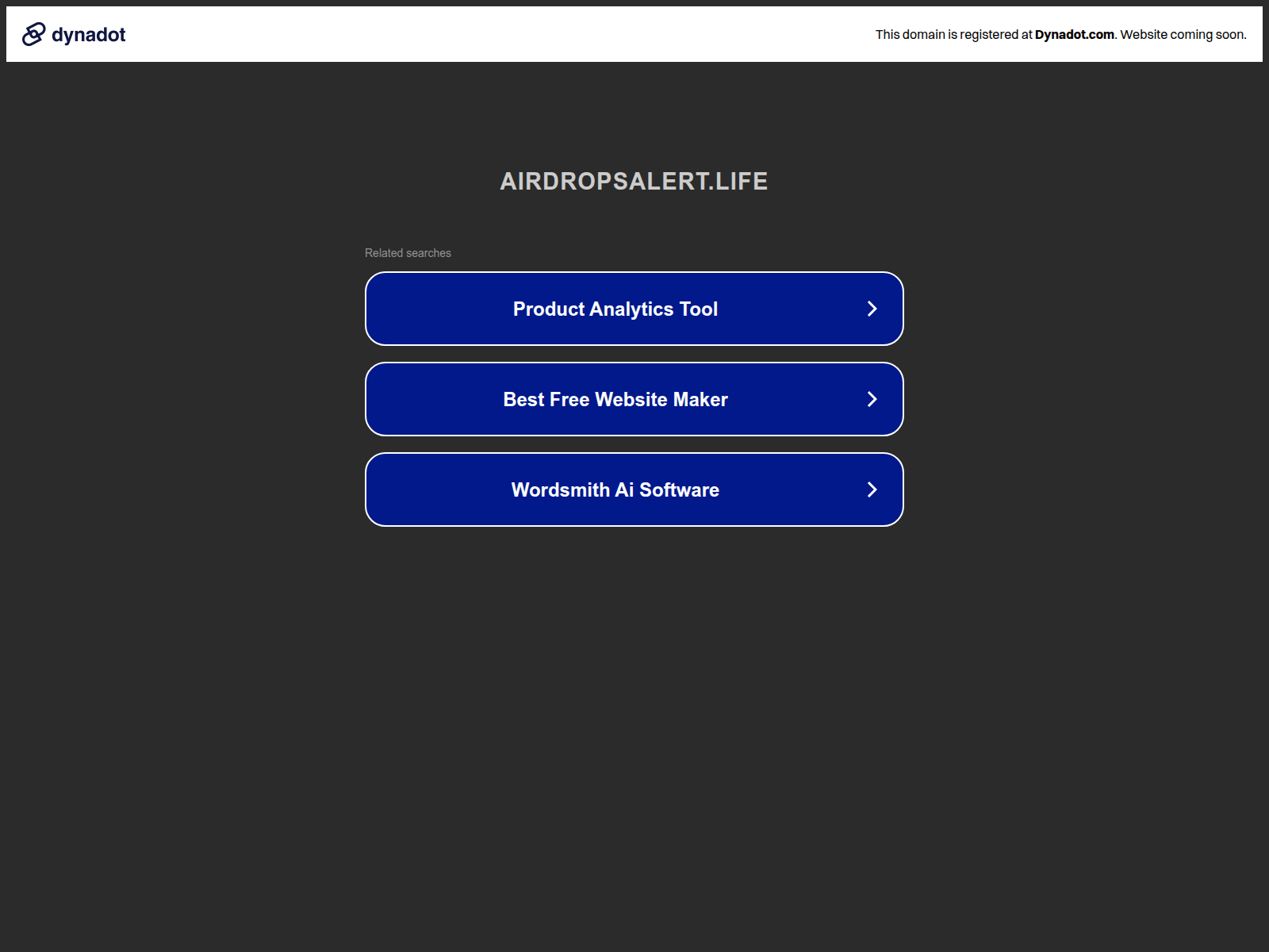 Screenshot of walletconnect.airdropsalert.life
