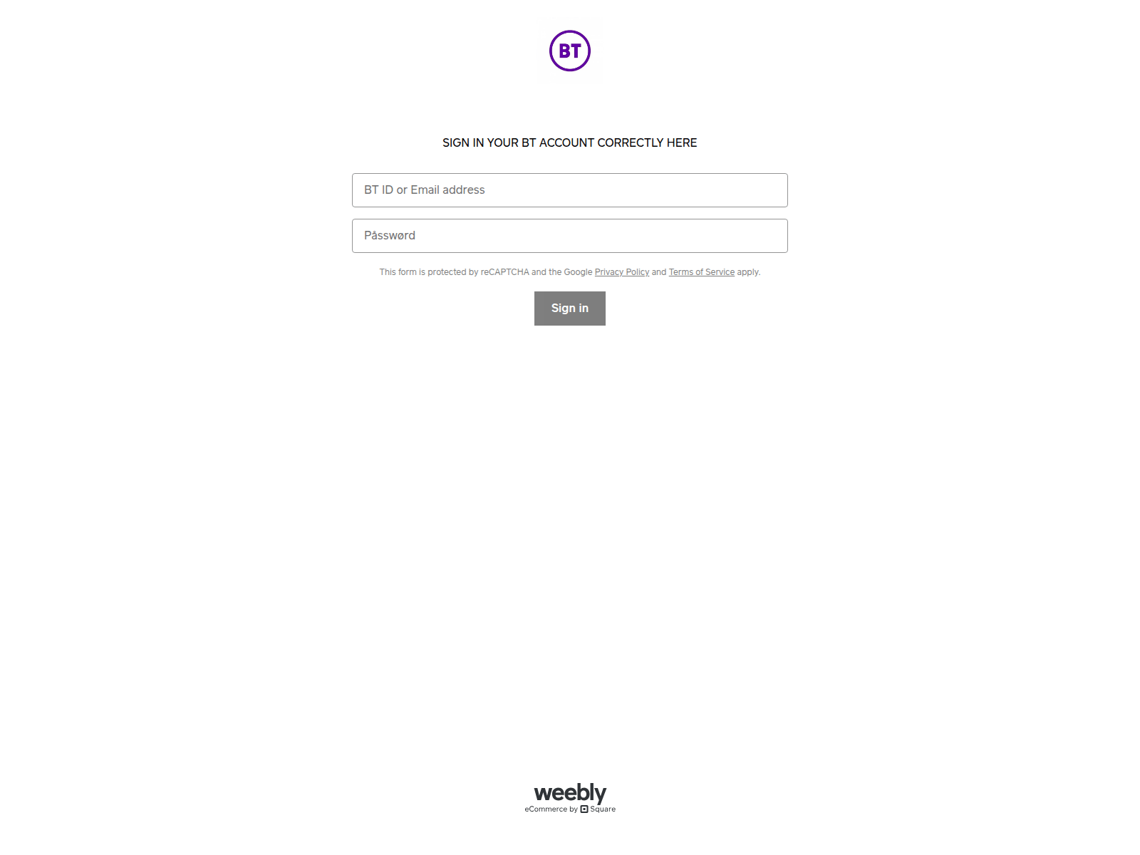 Screenshot of bt-109832.weeblysite.com