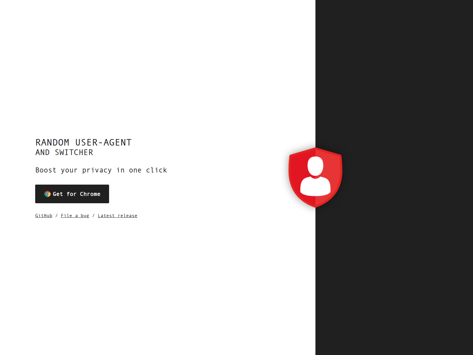 Screenshot of random-user-agent.com