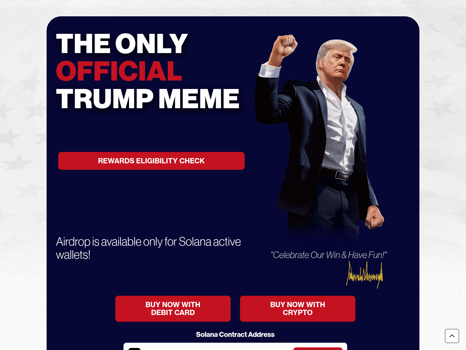 Screenshot of getrump.live