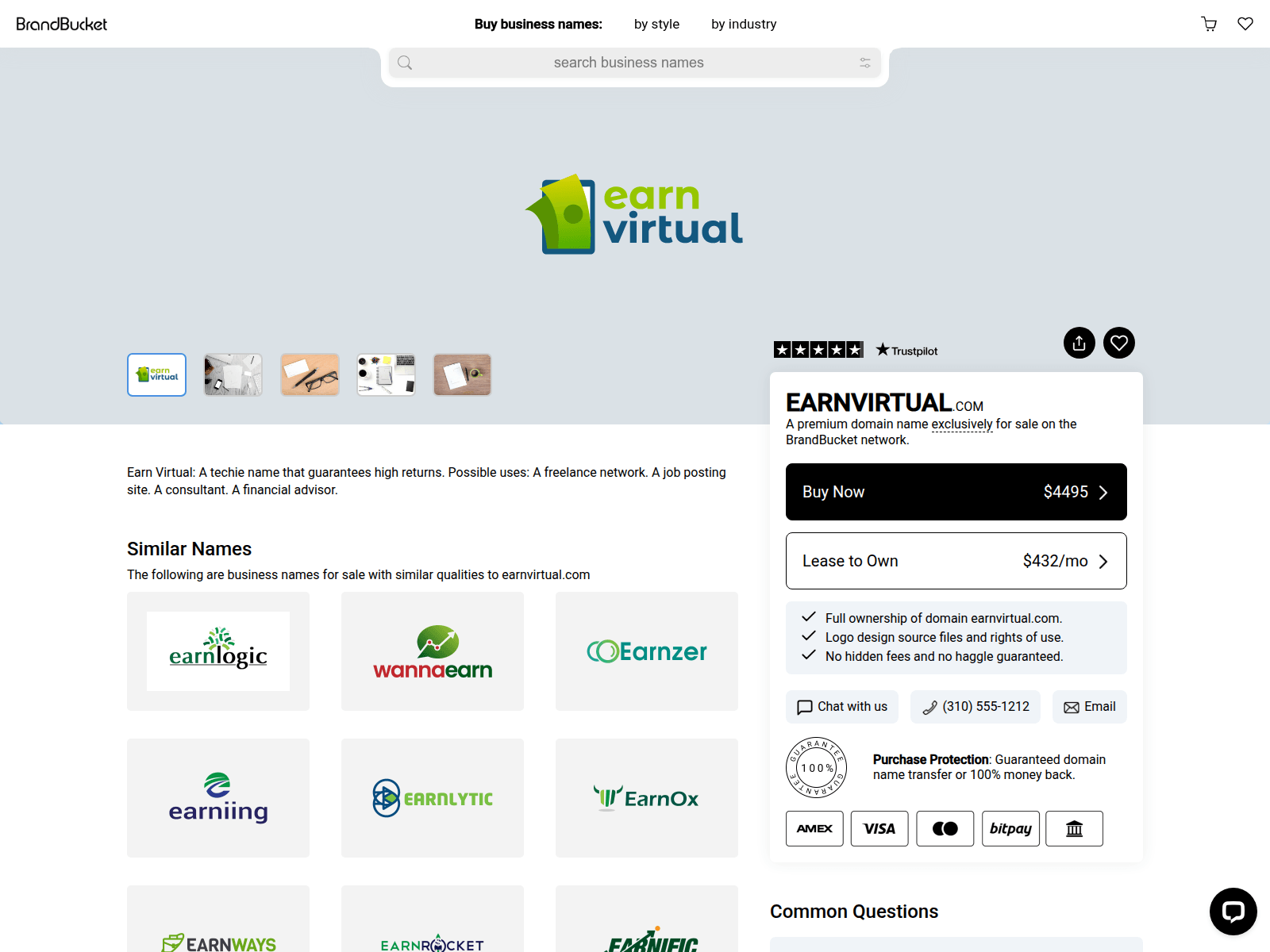 Screenshot of earnvirtual.com