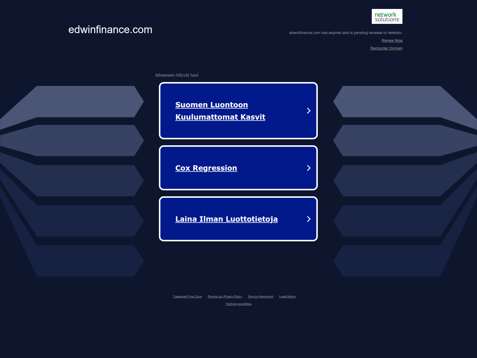 Screenshot of edwinfinance.com