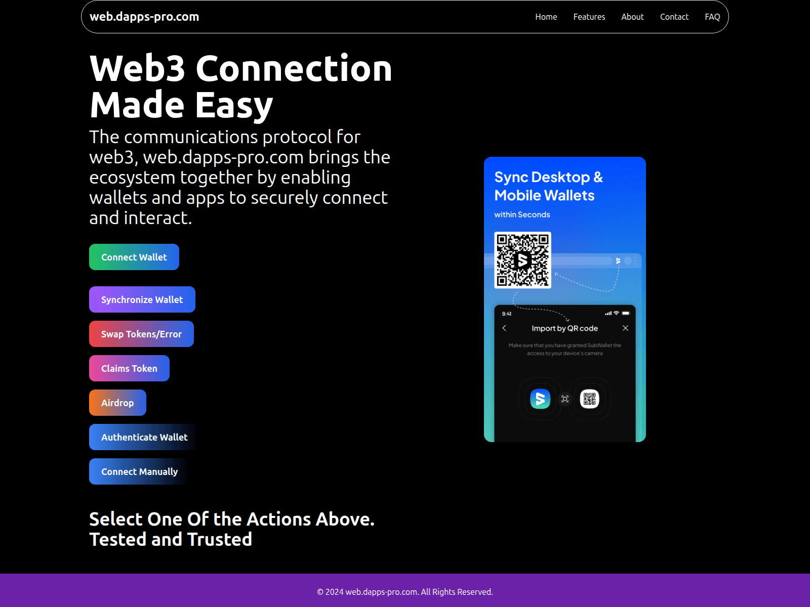 Forensic screenshot of web.rpcnodeprotocol.network