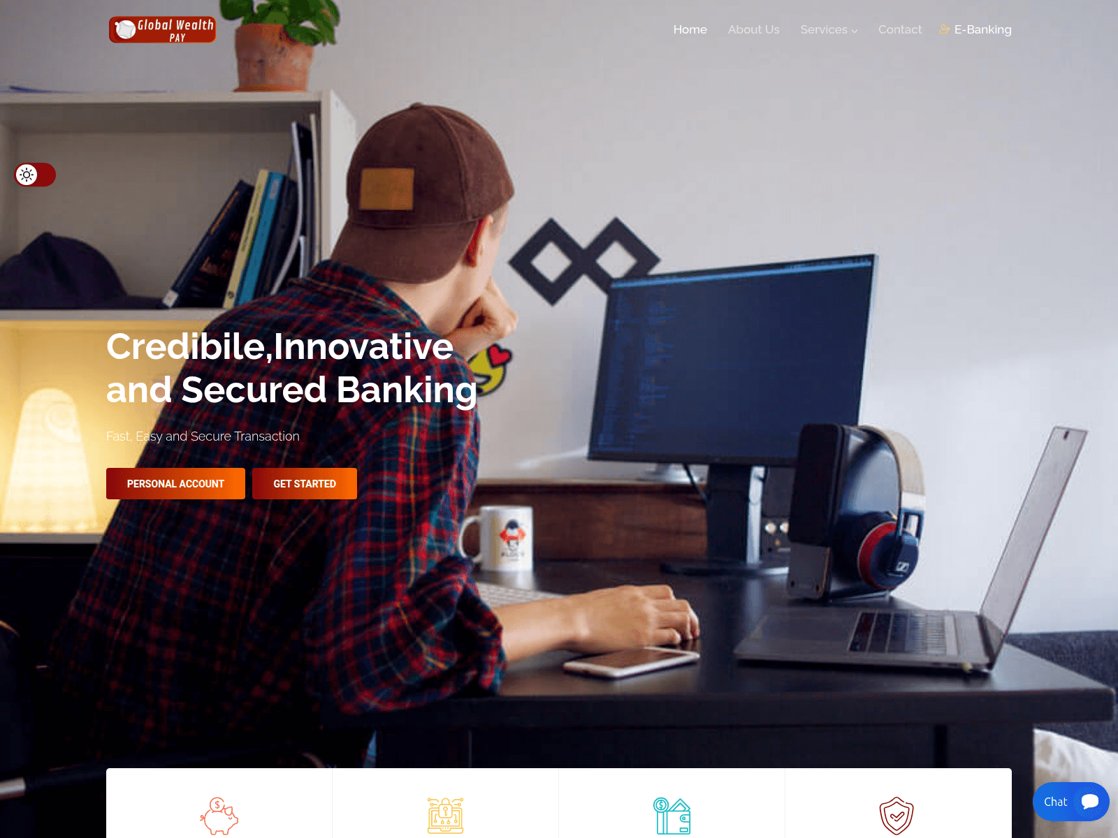 Screenshot of globalwealtggpay.live