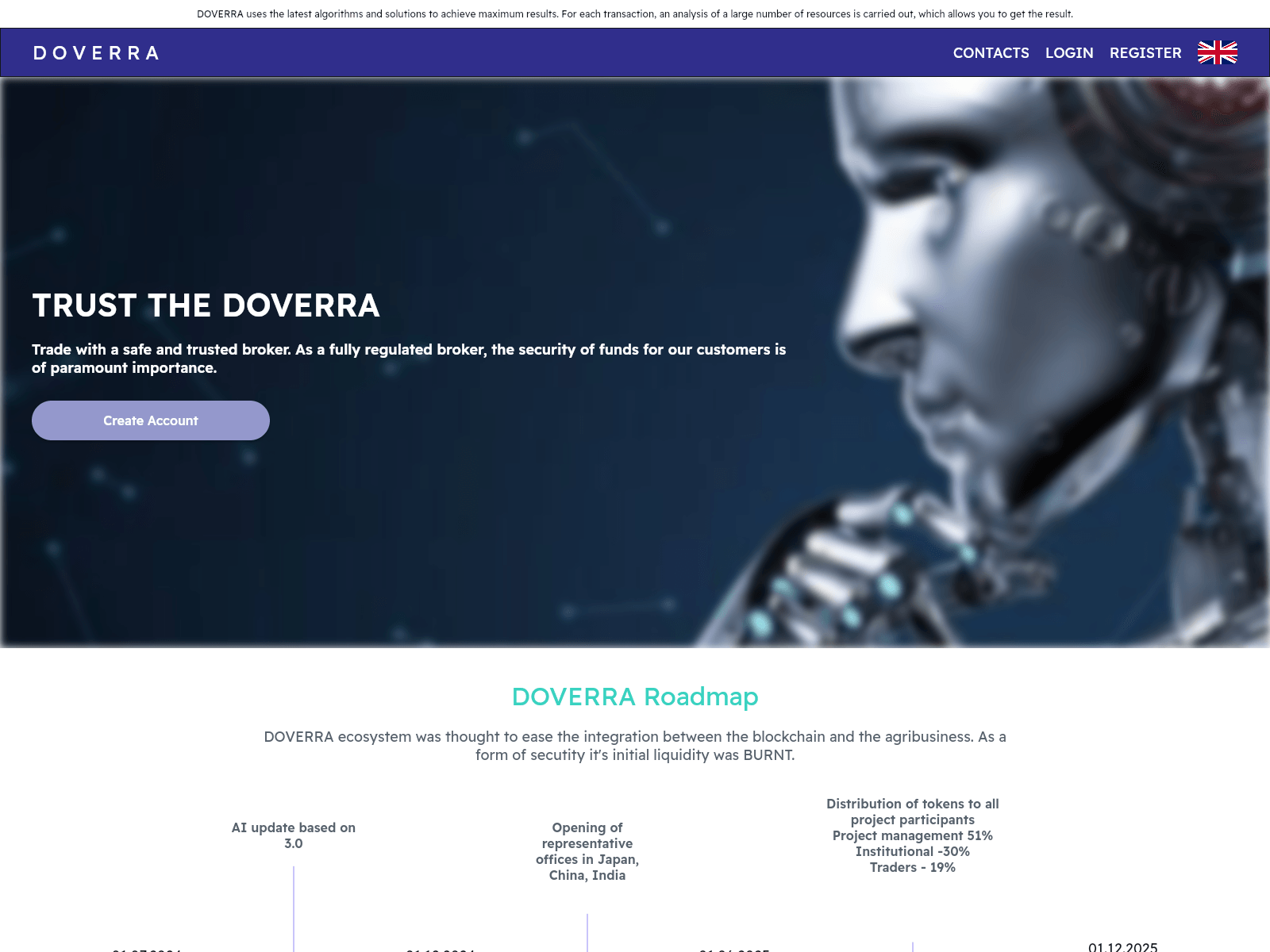 Screenshot of doverra.pro