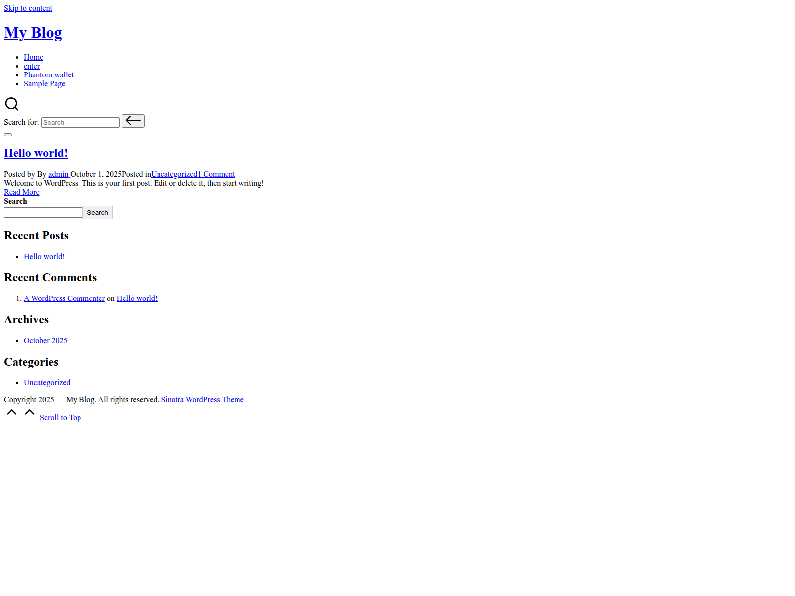 Screenshot of phantwll.info