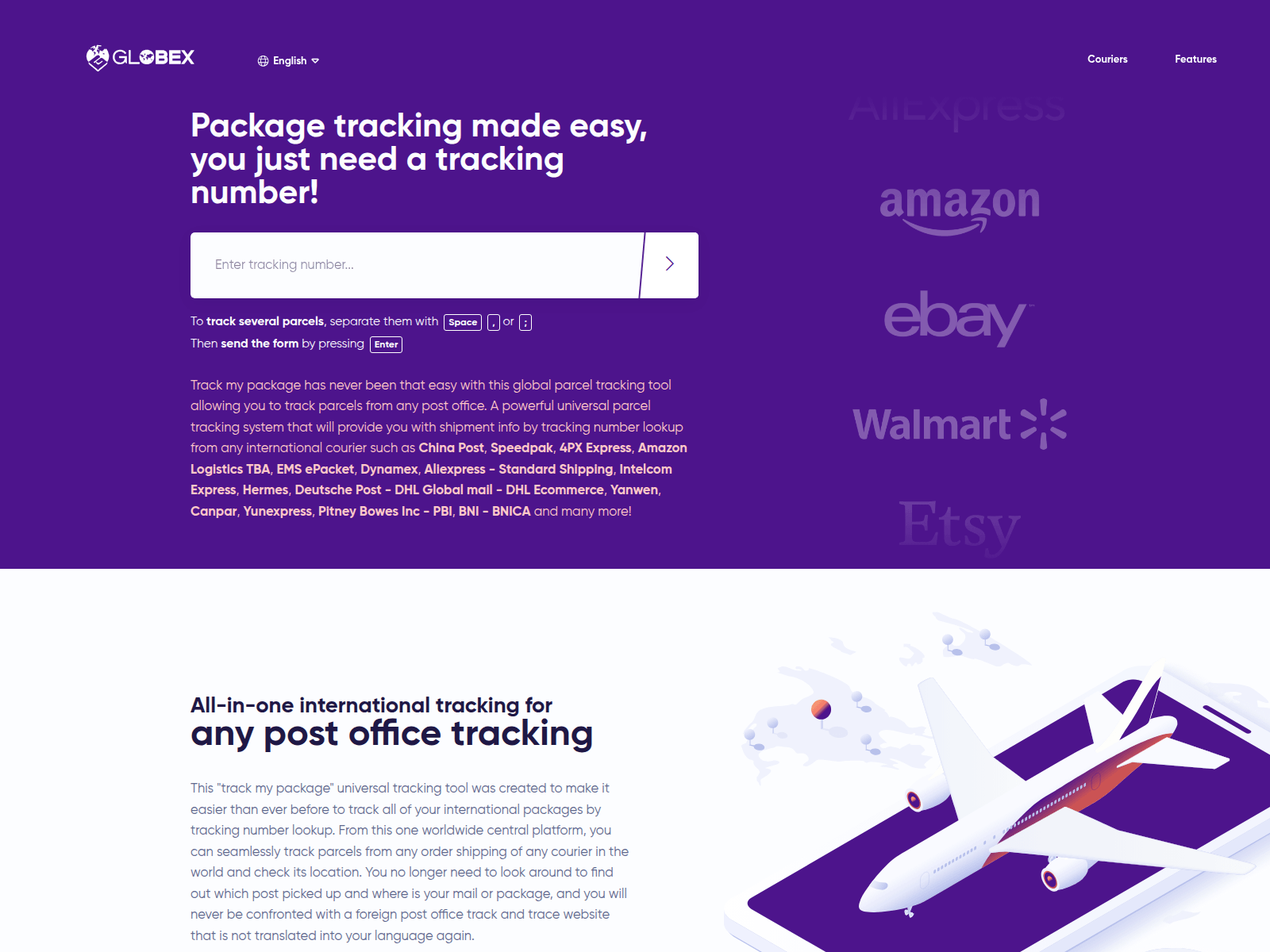 Screenshot of globexships.online
