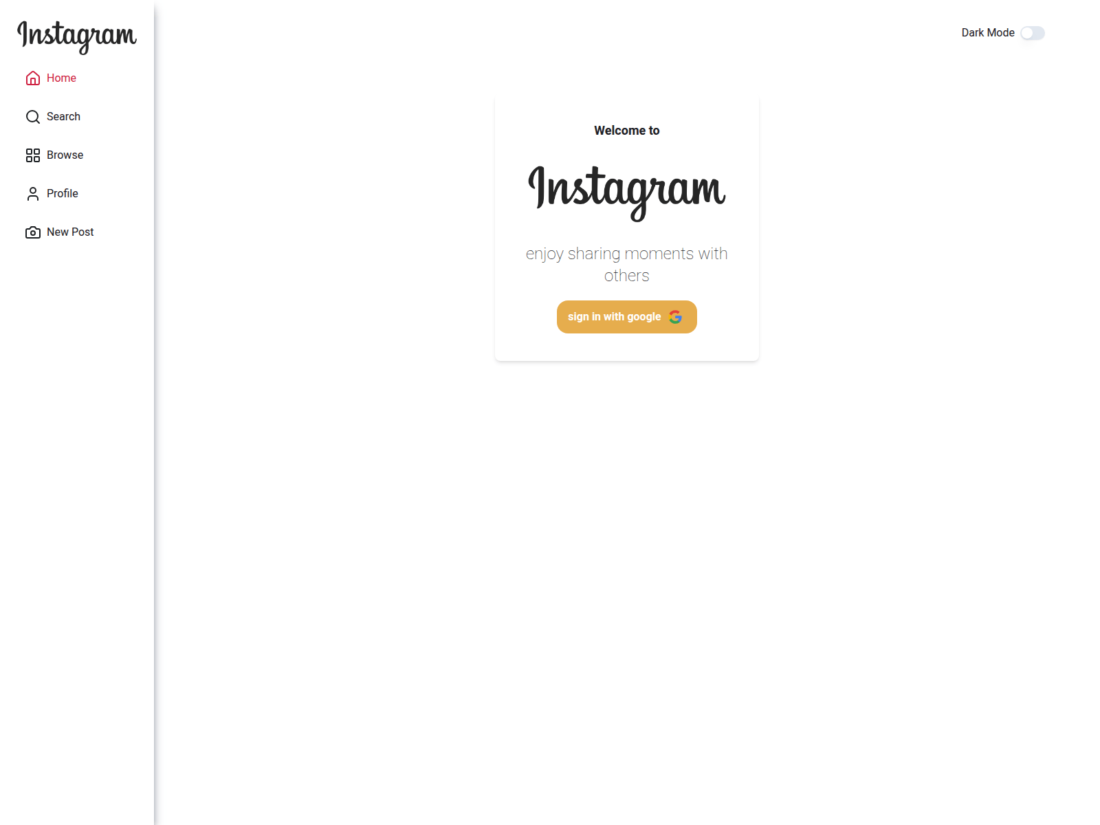 Screenshot of instagram-clone-topaz-two.vercel.app
