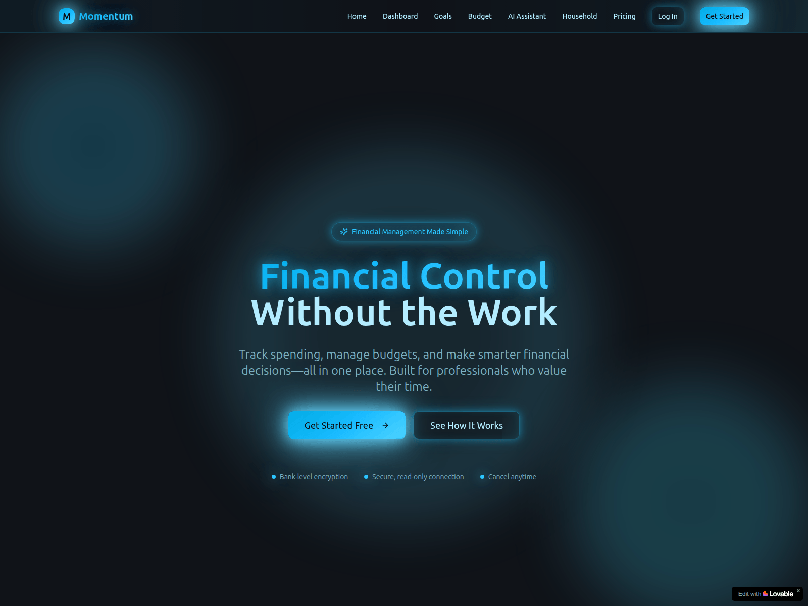 Screenshot of momentumfinancial.pro
