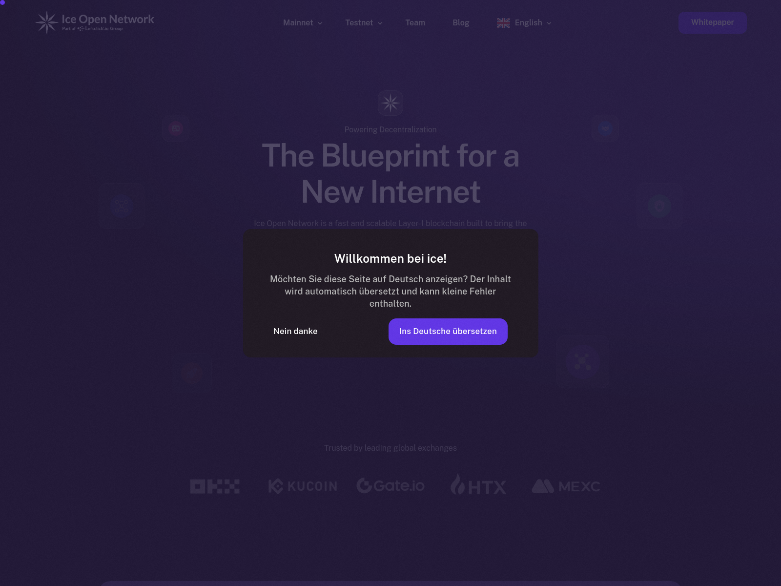 Screenshot of ice.solhq.cc