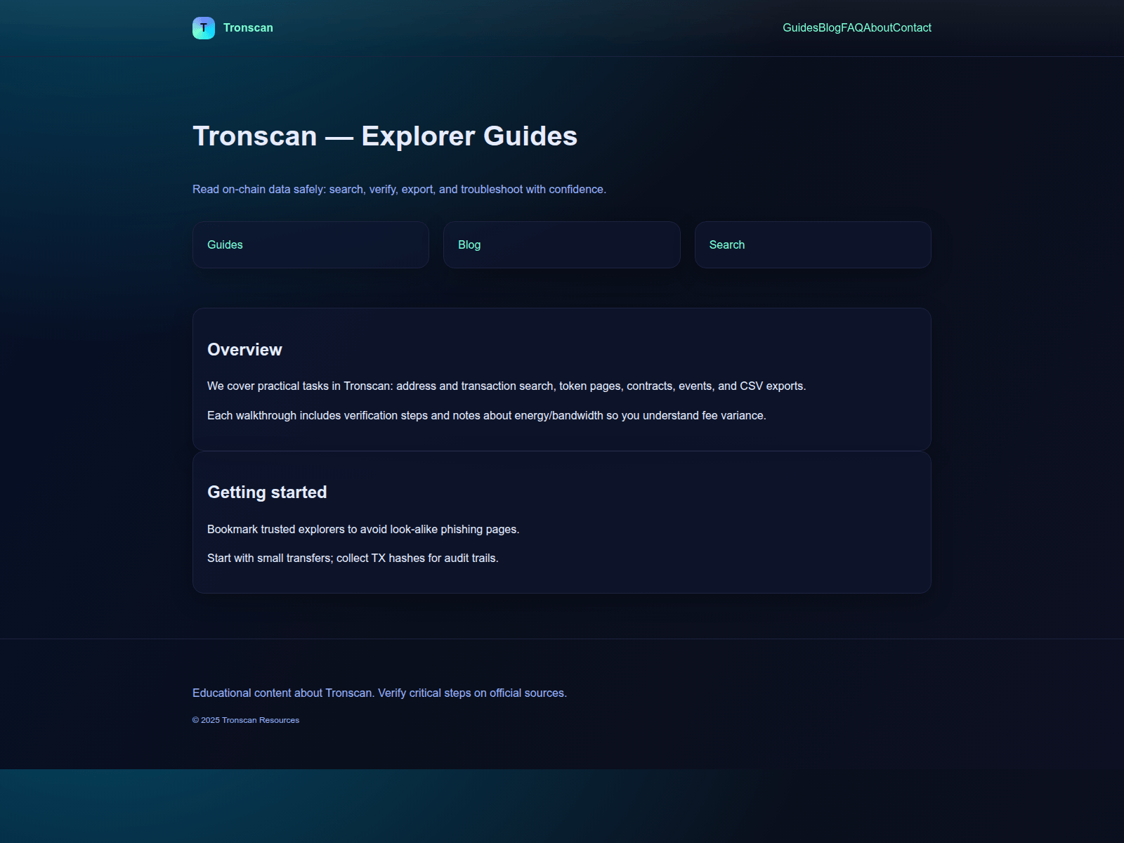 Screenshot of tronskan.co.com