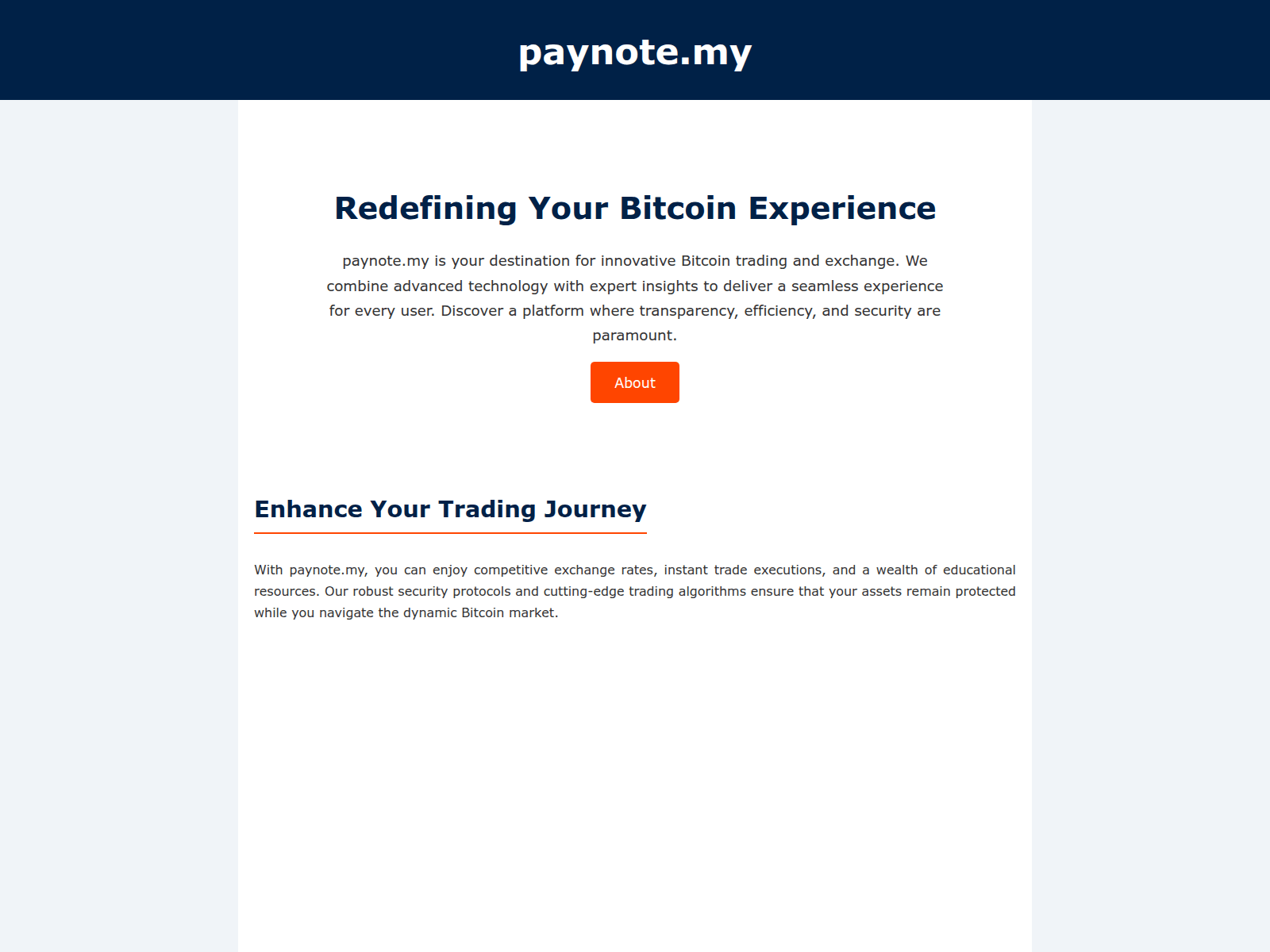 Screenshot of paynote.my