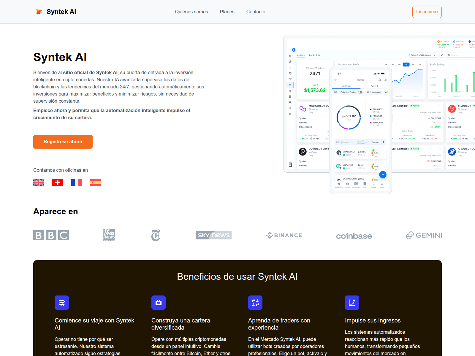 Screenshot of syntekai.es