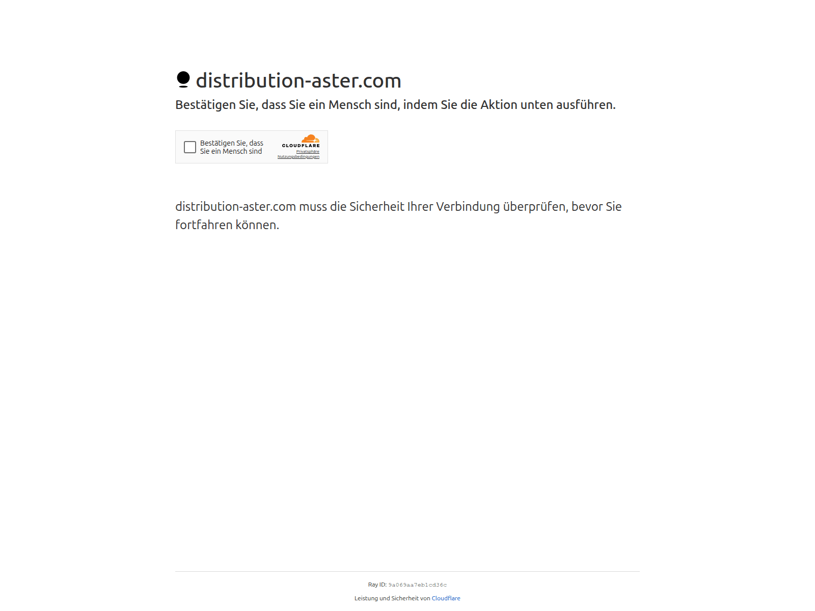 Screenshot of distribution-aster.com