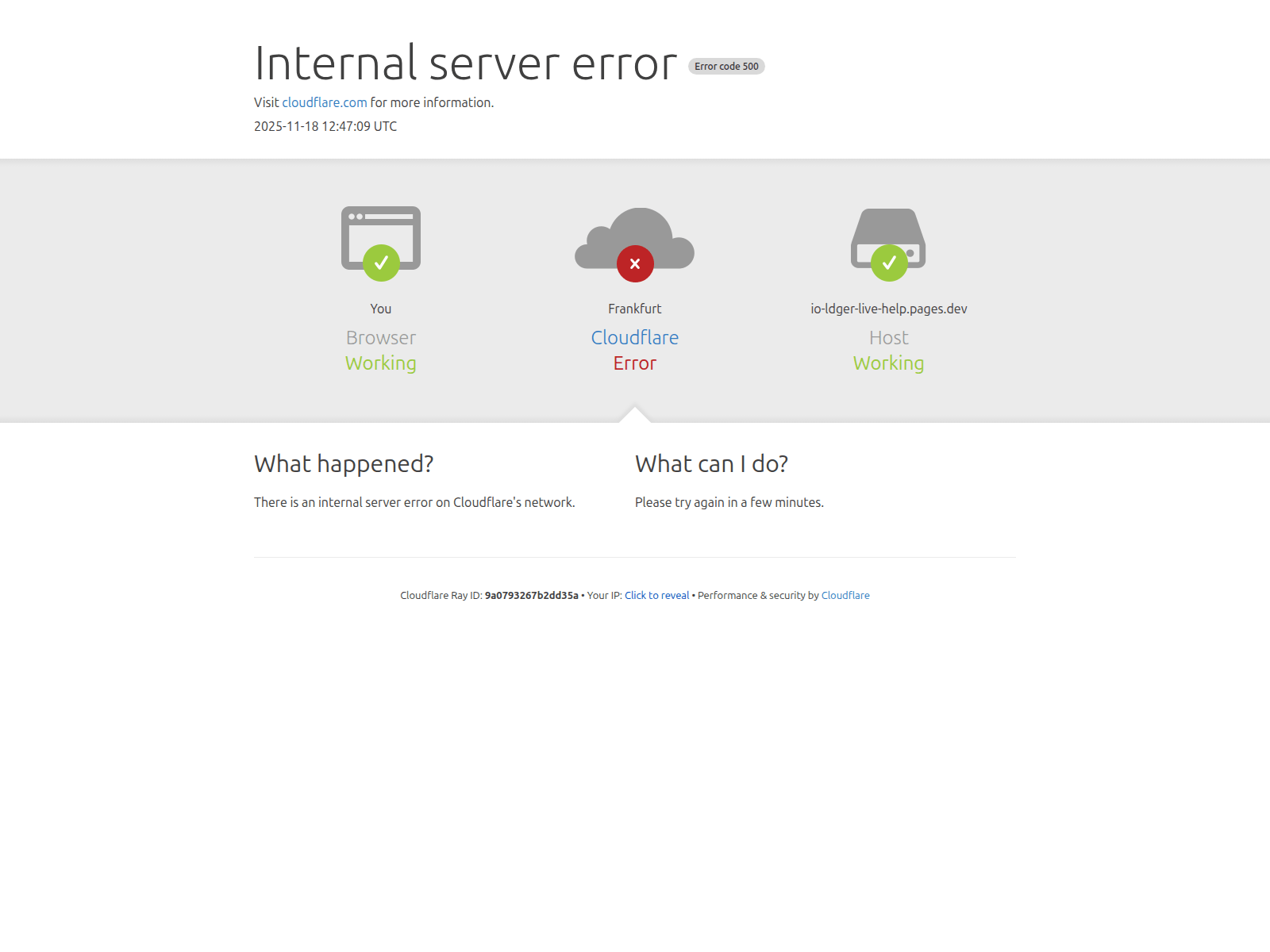 Screenshot of io-ldger-live-help.pages.dev