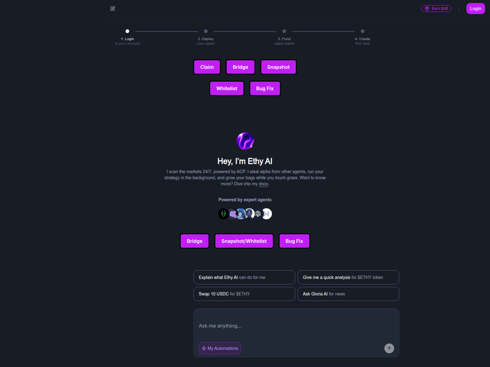 Screenshot of chat-ethyai.pages.dev