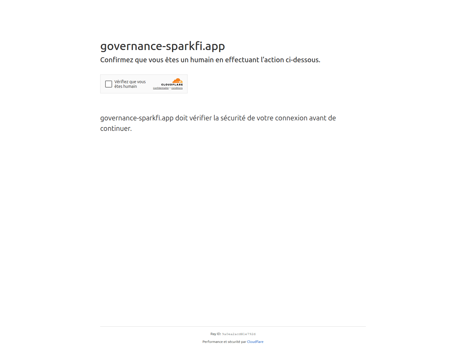 Screenshot of governance-sparkfi.app