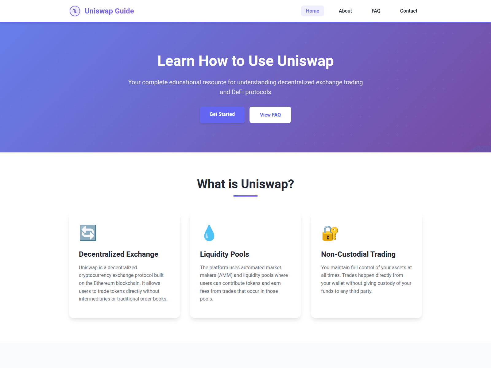 Screenshot of uniguidelabs.com