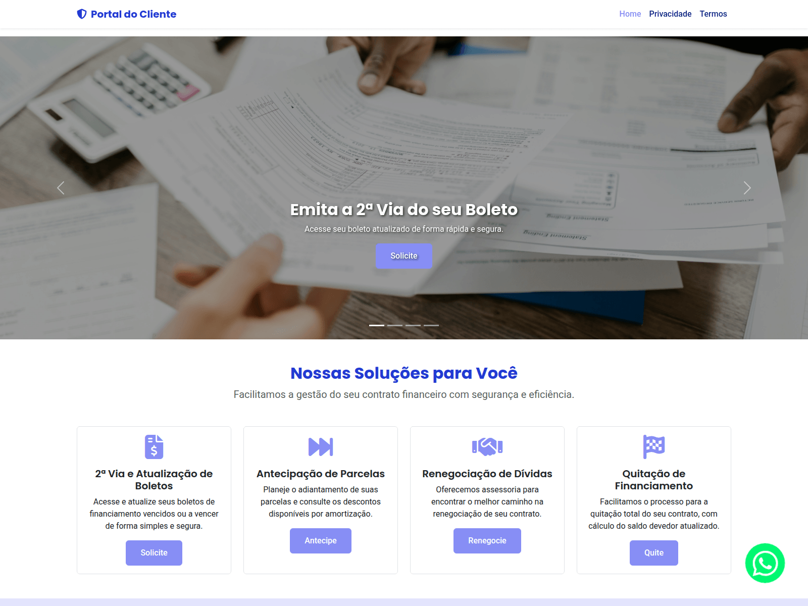 Screenshot of zunarservicos.pages.dev
