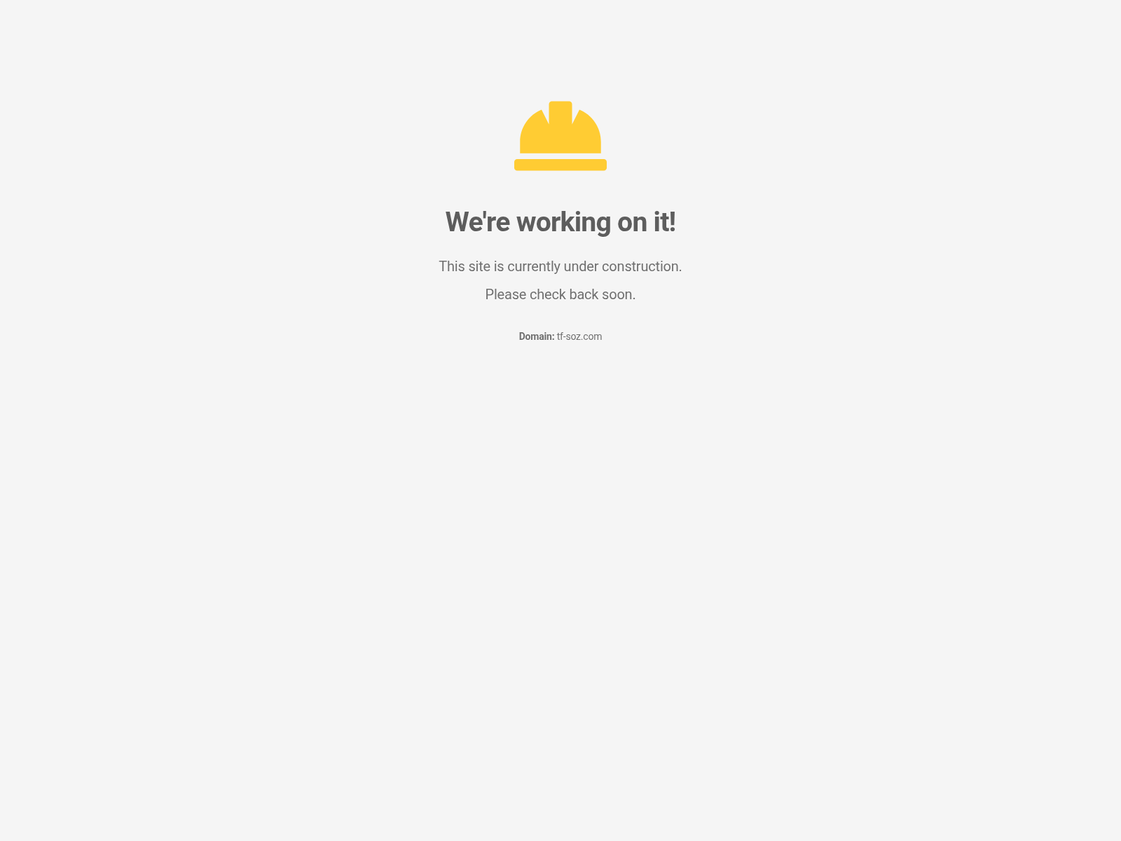 Screenshot of tf-soz.com