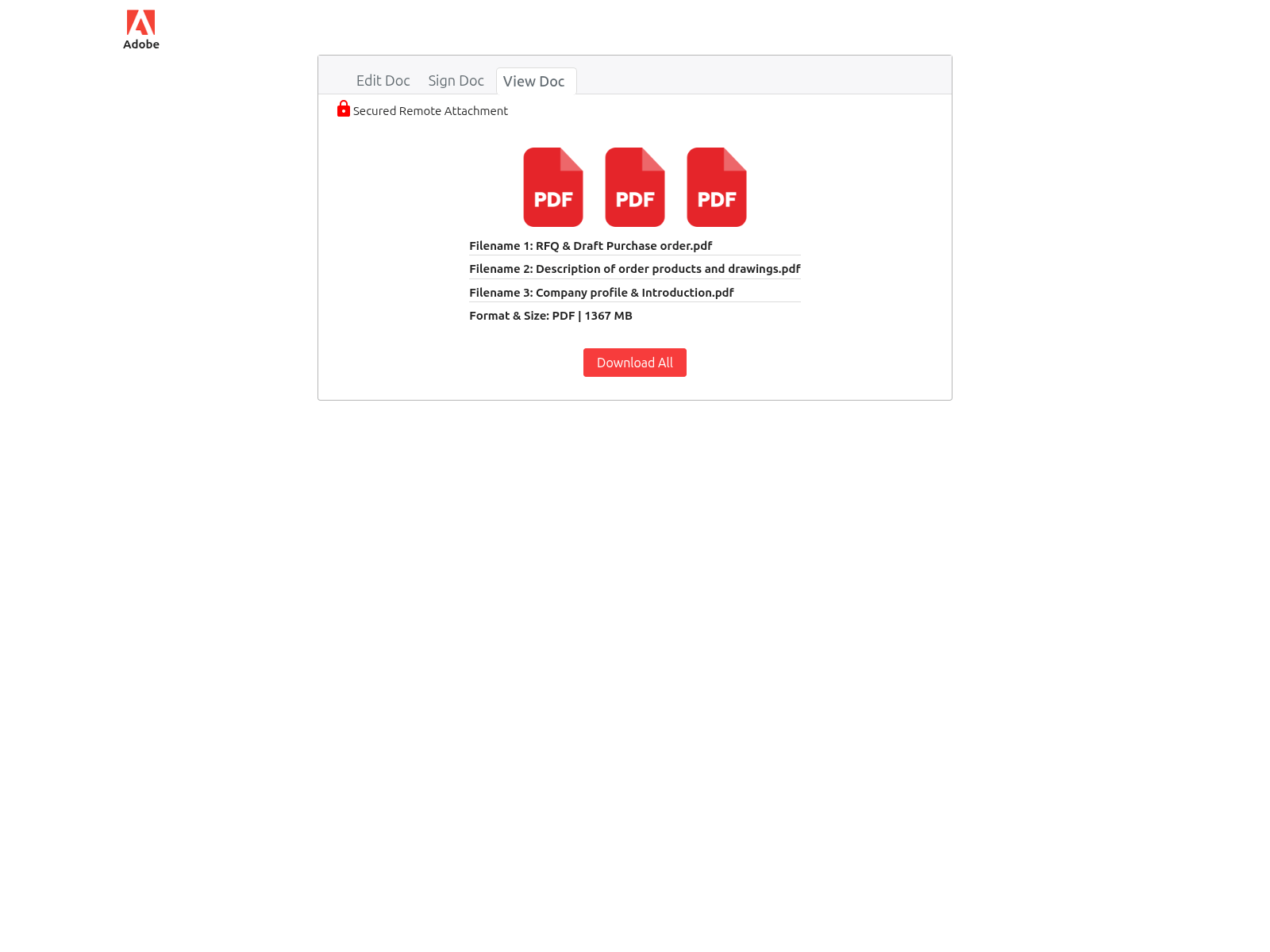 Screenshot of adobe-pdf-yangwoo-company-ltd.netlify.app