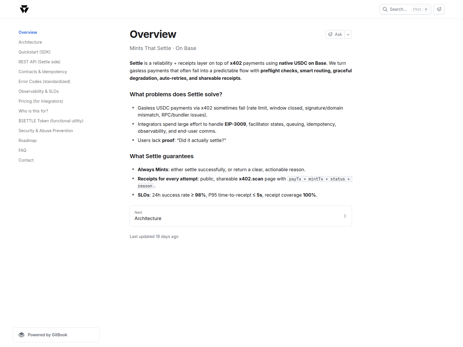 Screenshot of doc.settleonbase.xyz