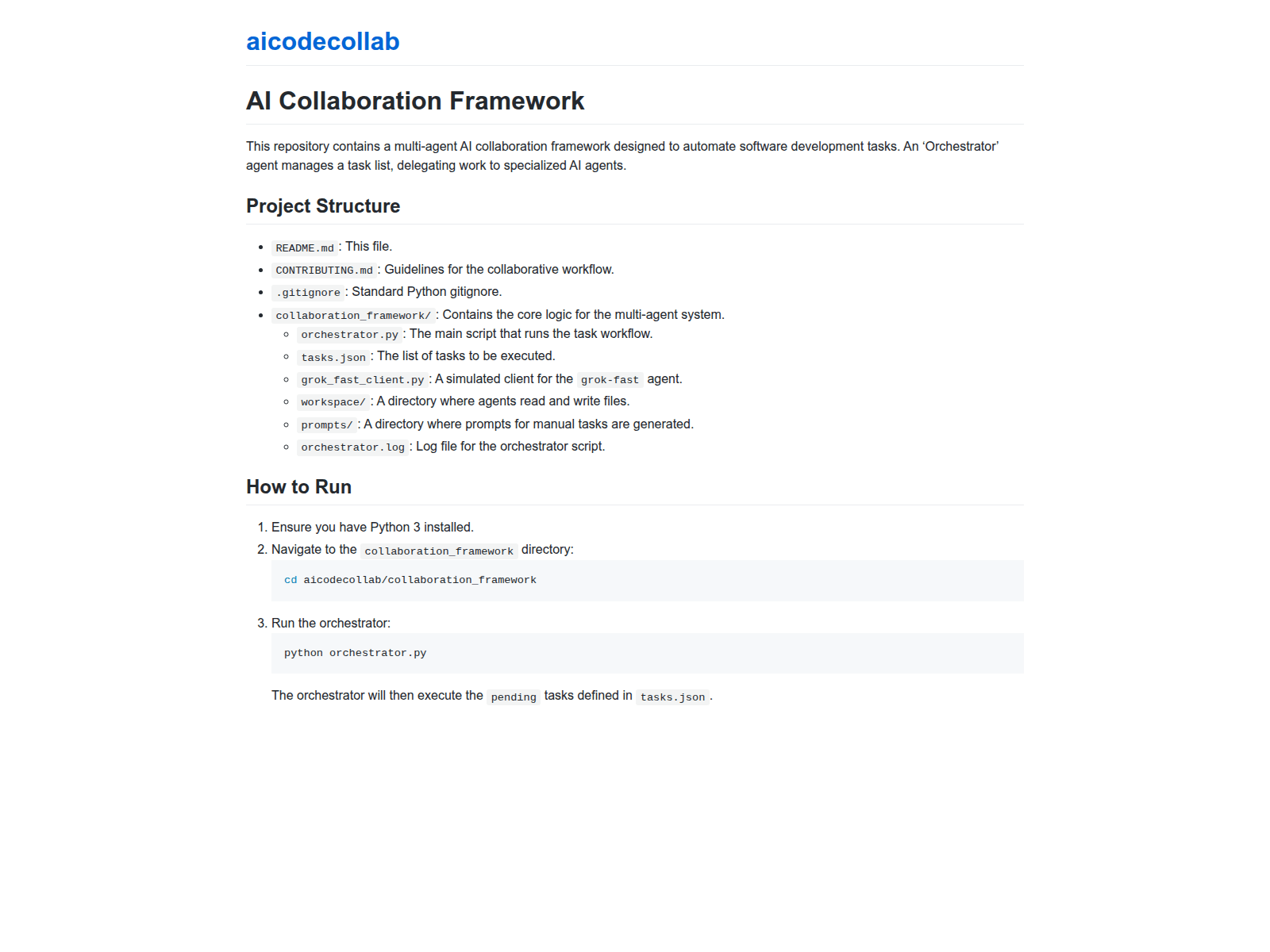 Forensic screenshot of aicodecollab.github.io
