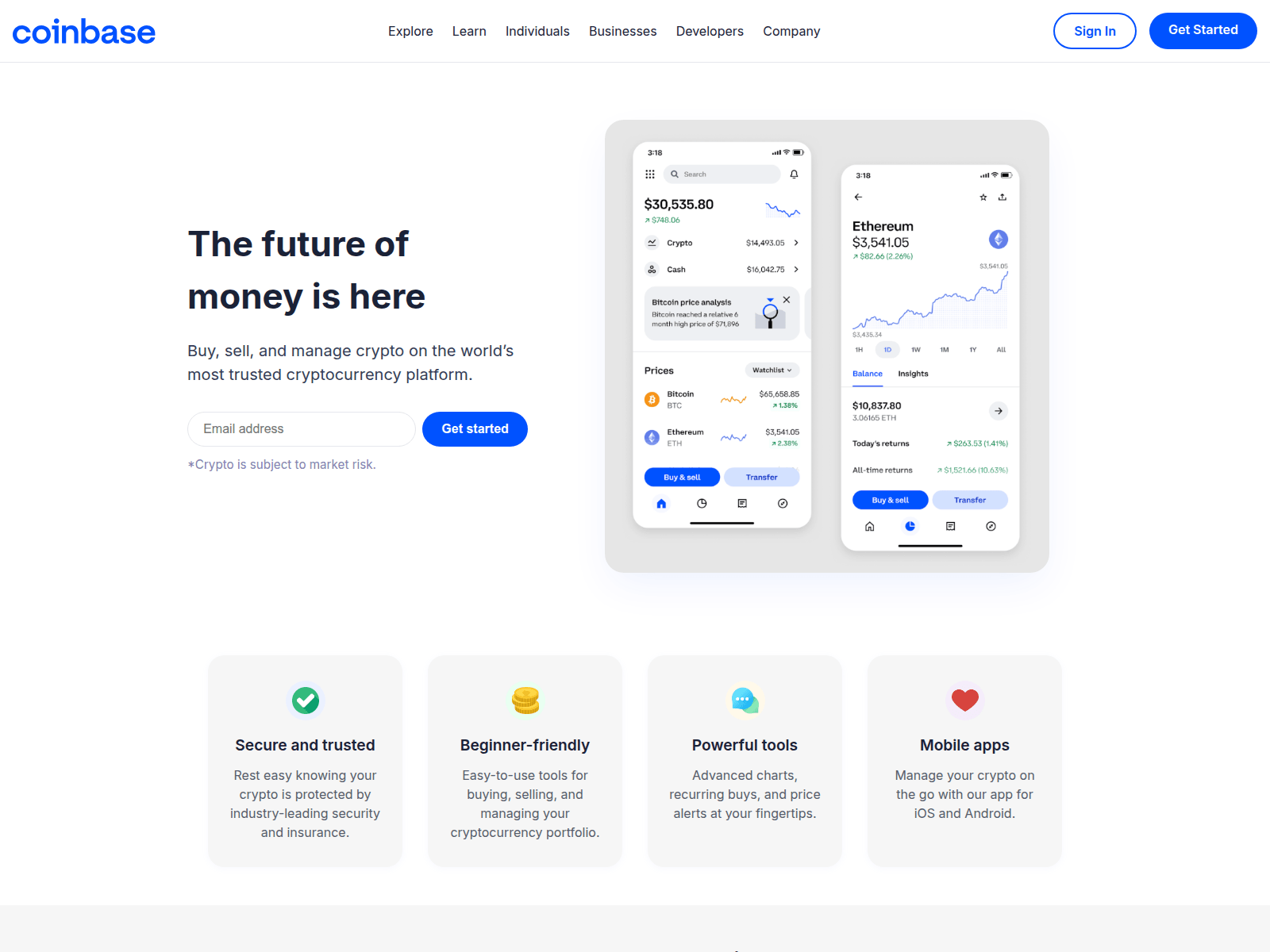 Screenshot of mail.login-coinbase.net