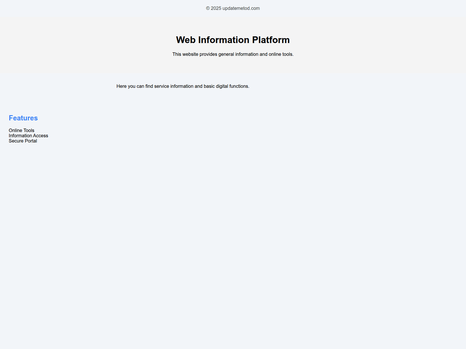 Screenshot of updatemetod.com