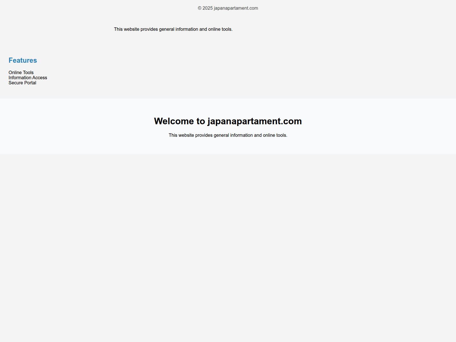 Screenshot of japanapartament.com