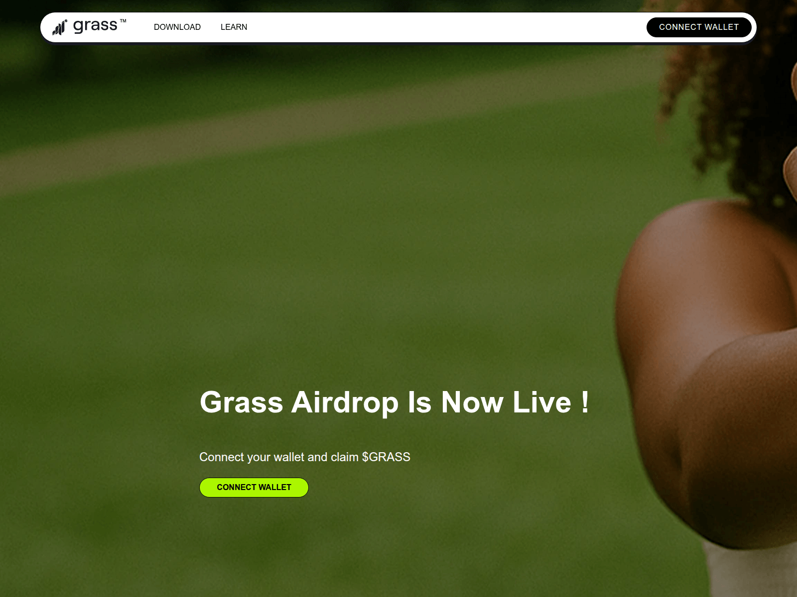 Screenshot of claims-grass.app