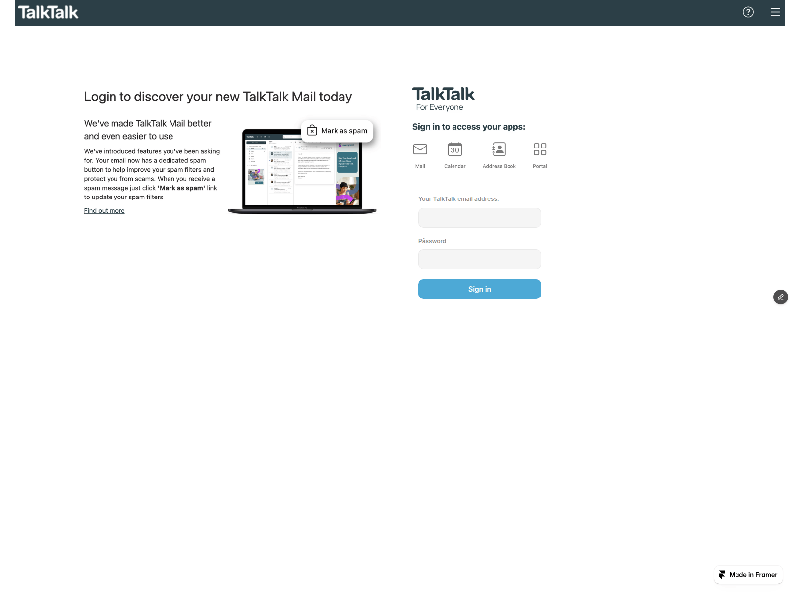 Screenshot of resilient-tenets-817241.framer.app