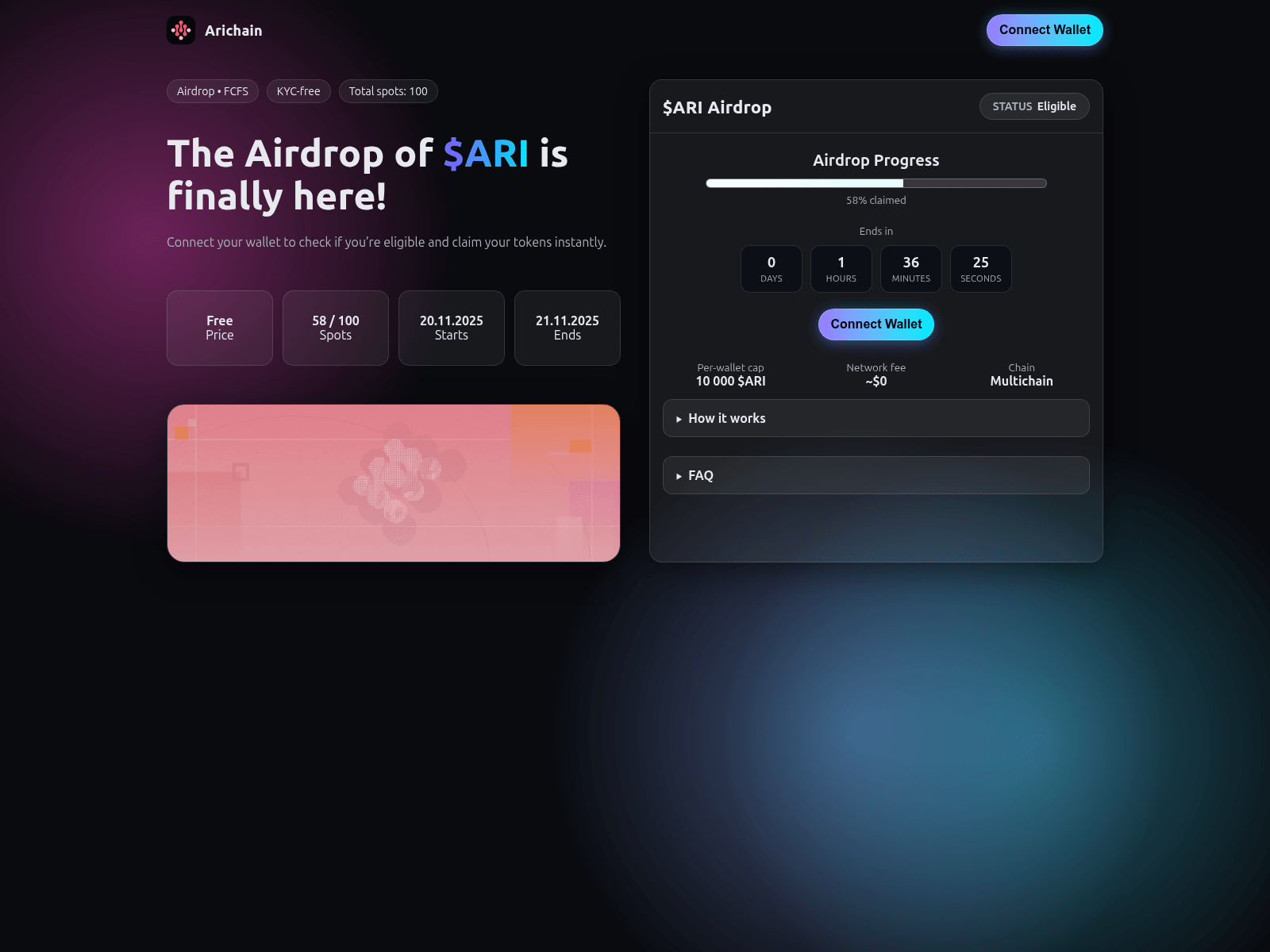 Screenshot of arichian.xyz