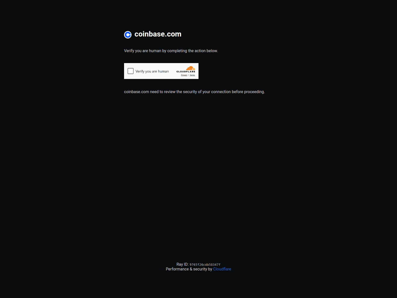 Screenshot of coinbase.caseauth.com