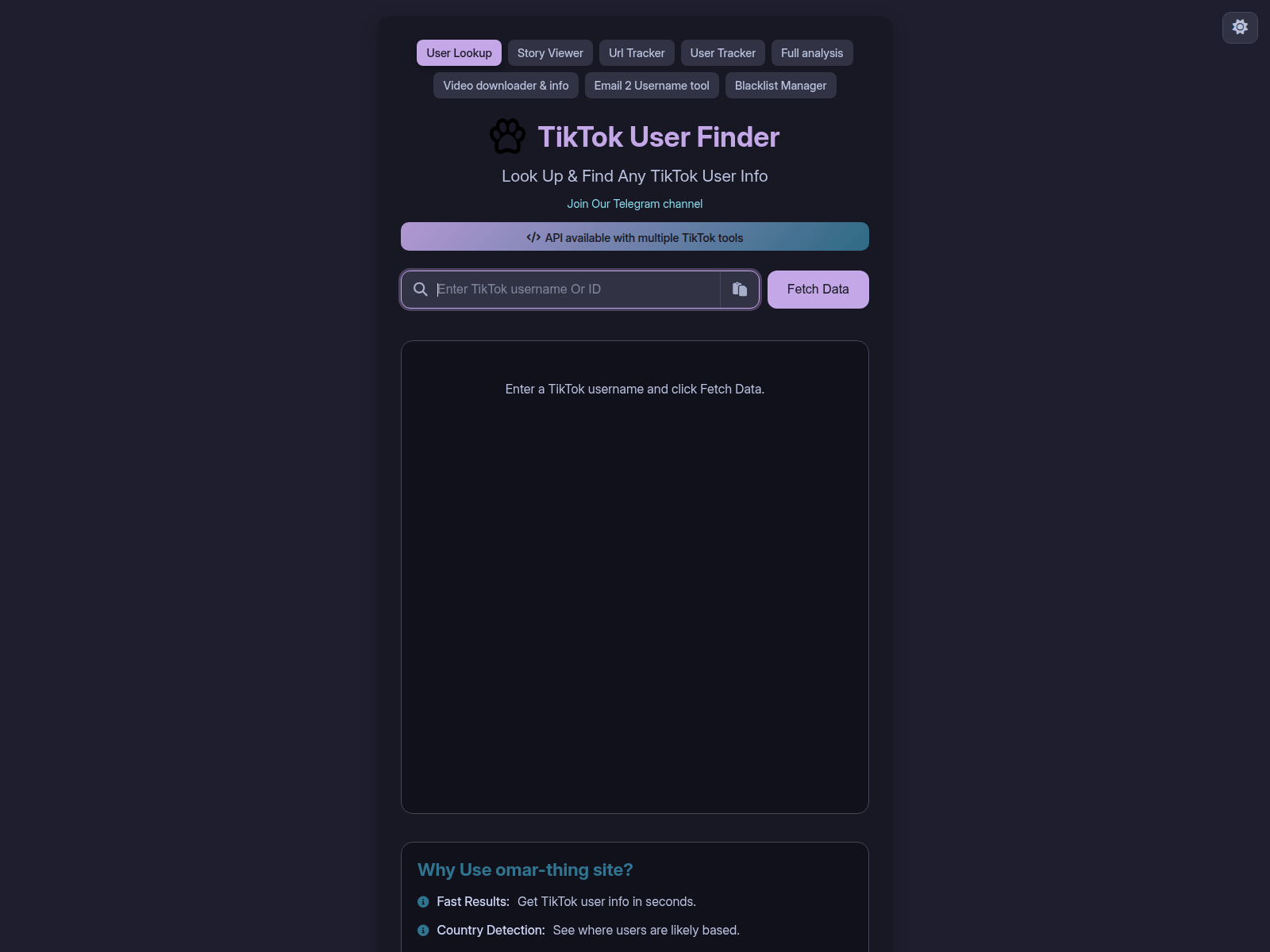 Screenshot of check-tiktok-account.pages.dev