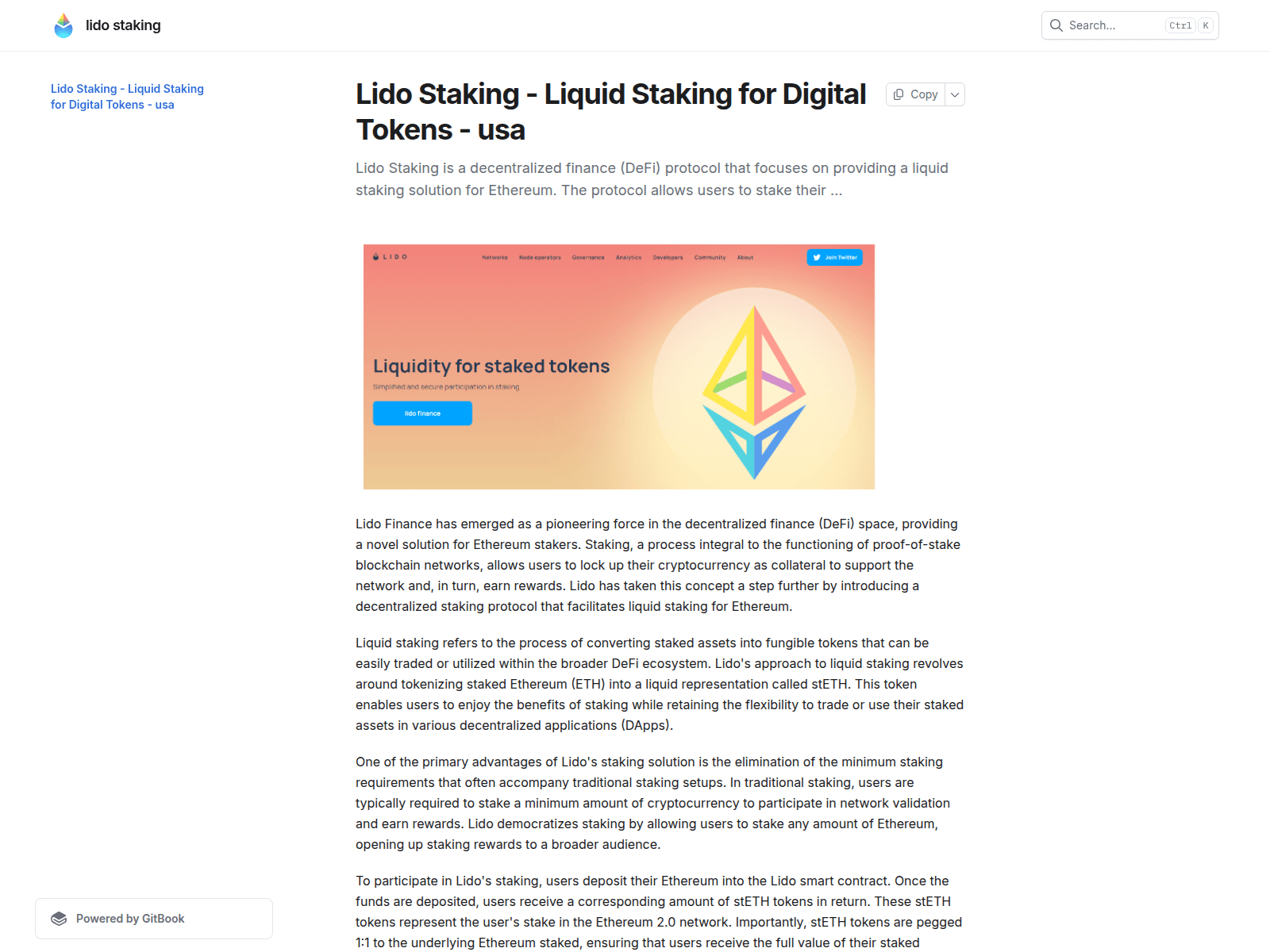 Screenshot of lidostakeing.gitbook.io
