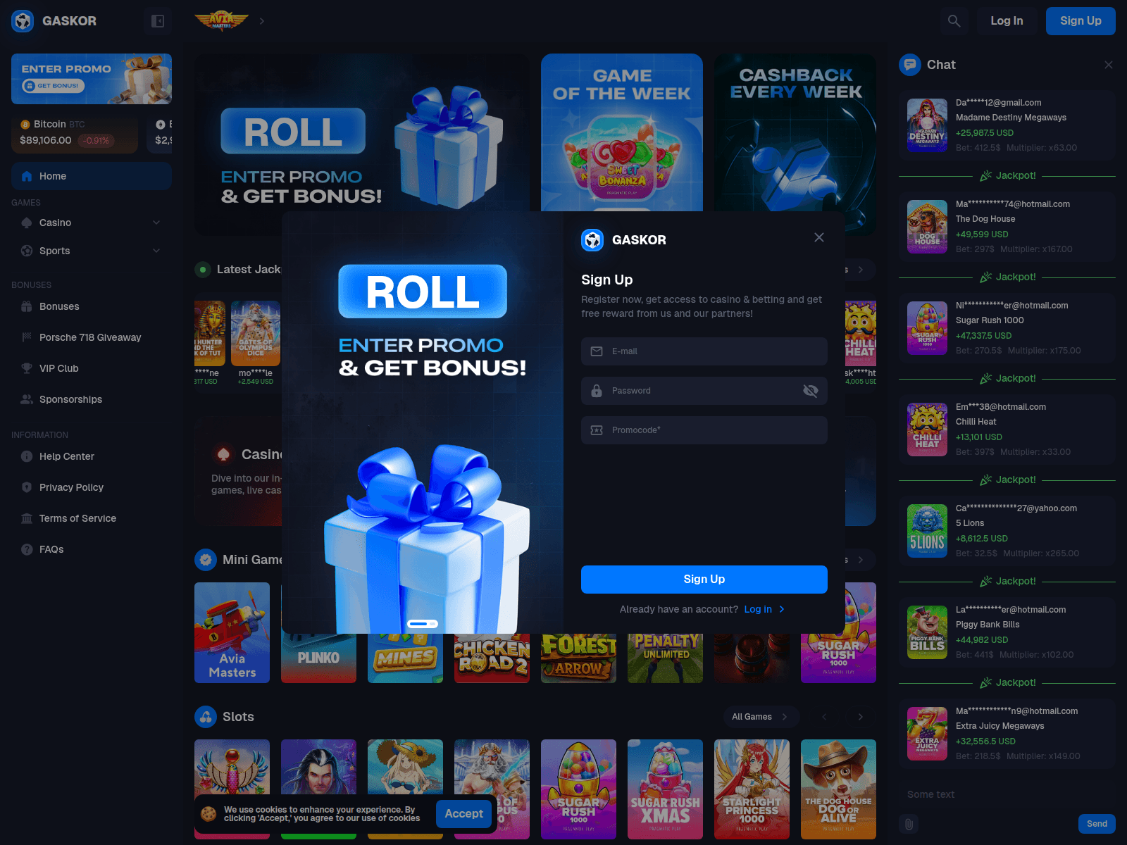 Screenshot of gaskor.com