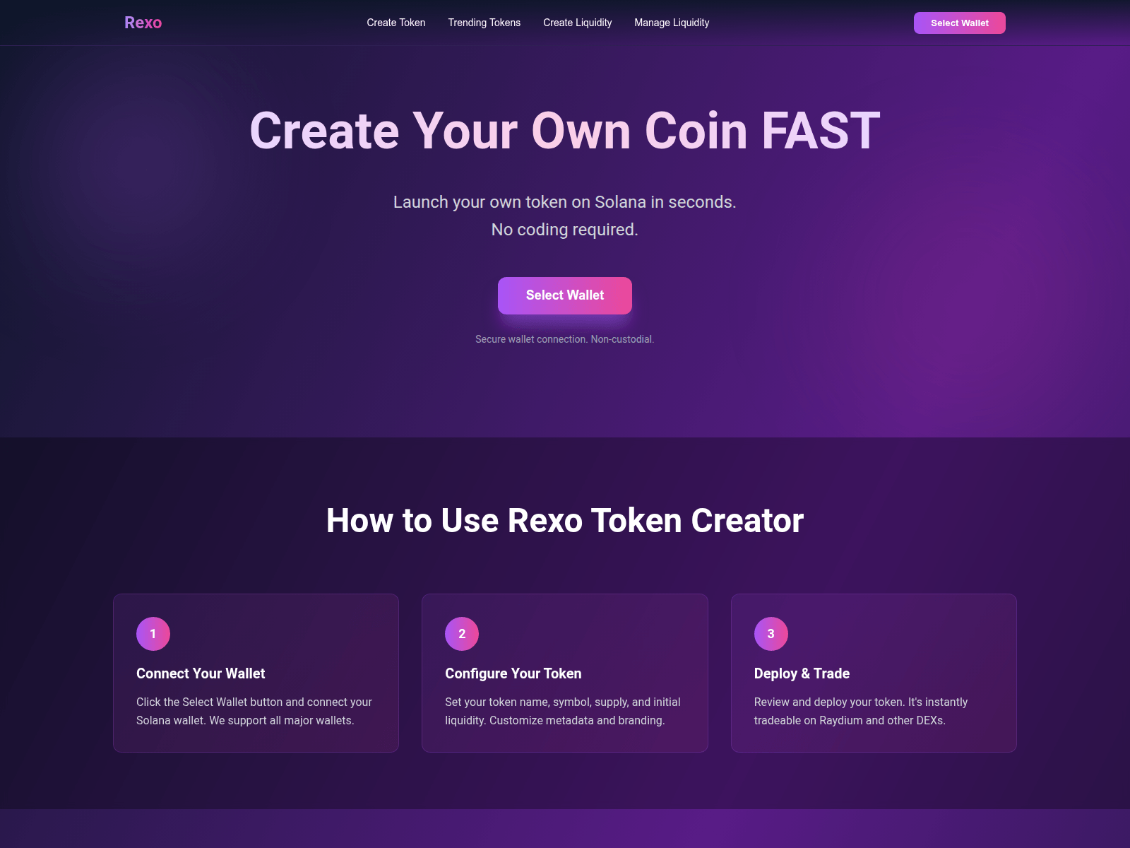Screenshot of rexo.click