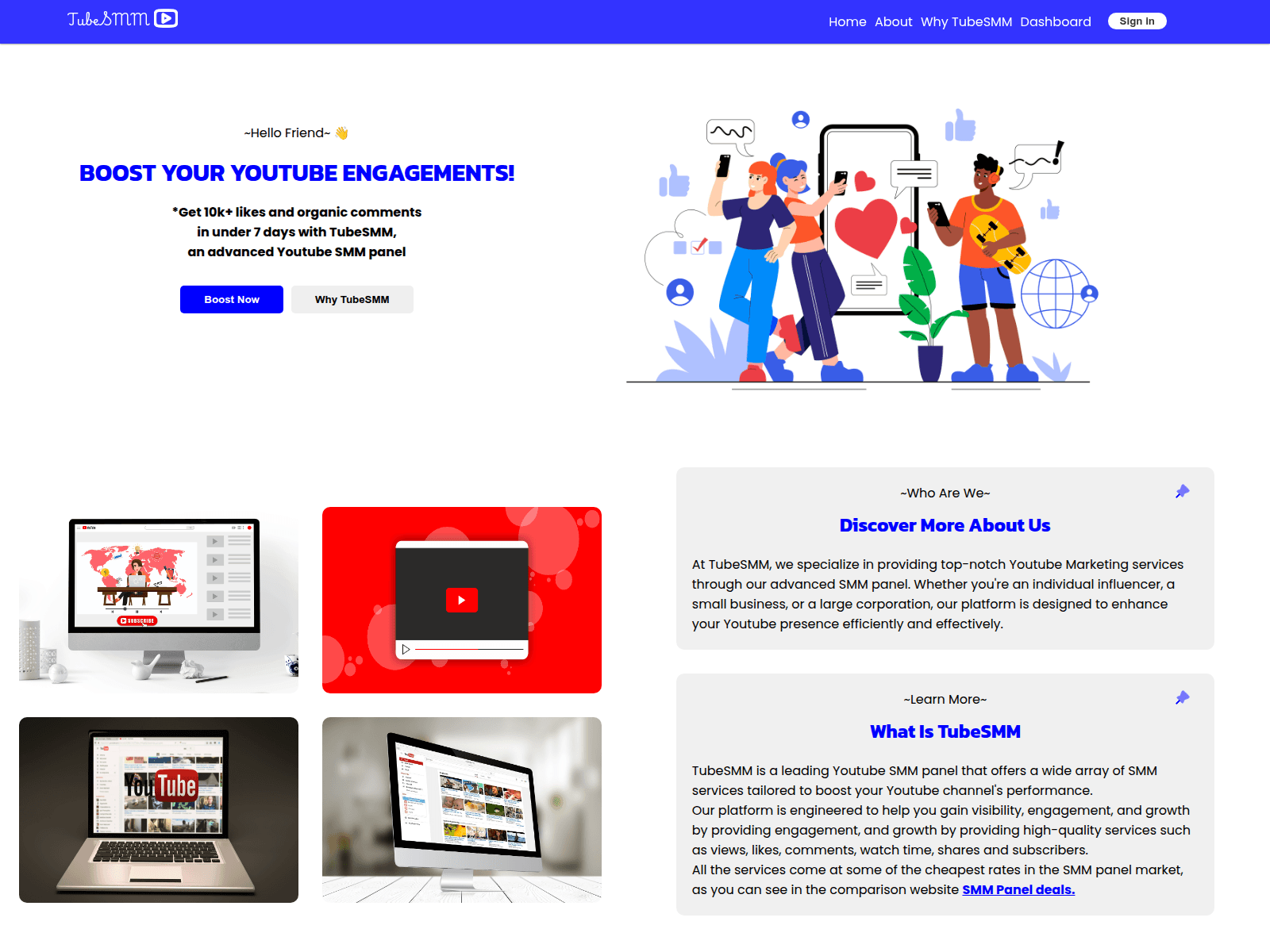 Screenshot of tubesmm.com