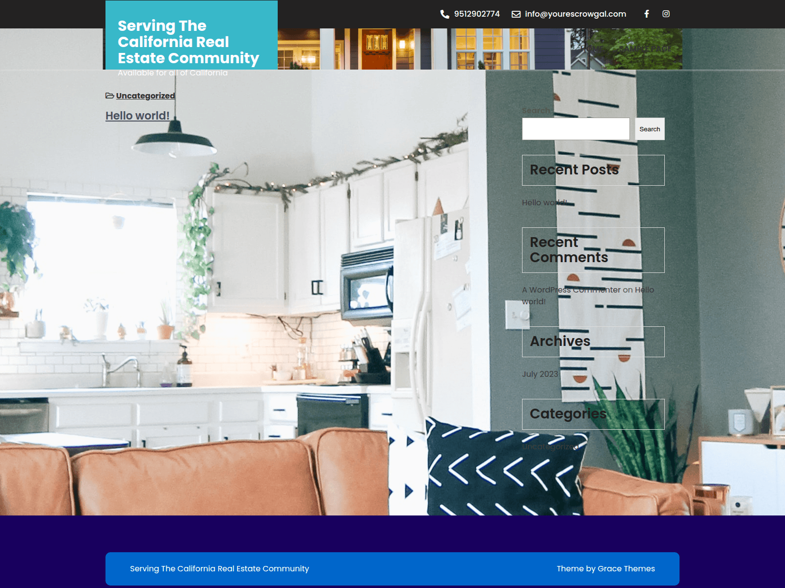 Screenshot of yourescrowgal.com