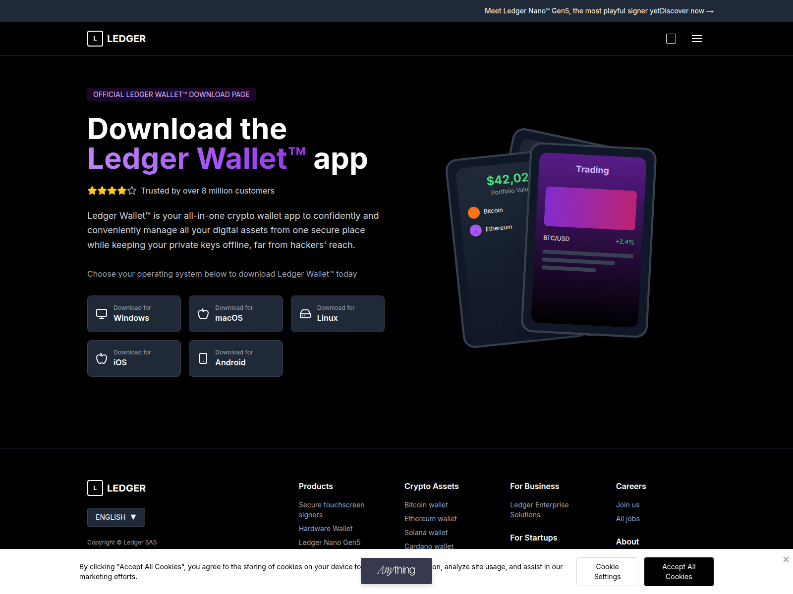 Screenshot of ssoledger.created.app