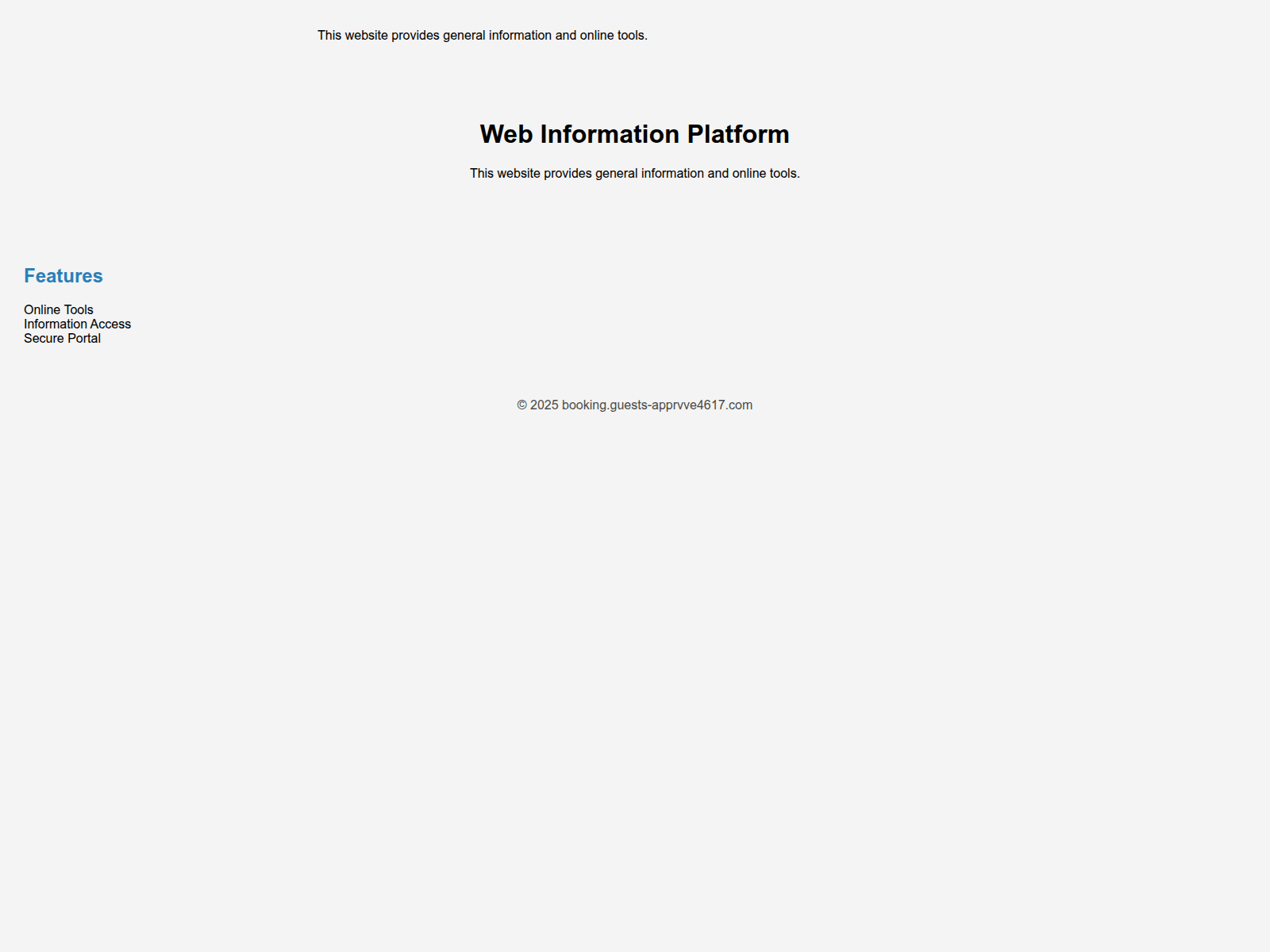 Screenshot of booking.guests-apprvve4617.com