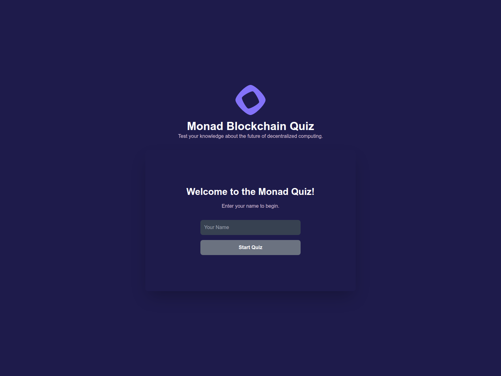 Screenshot of monadquizz.netlify.app